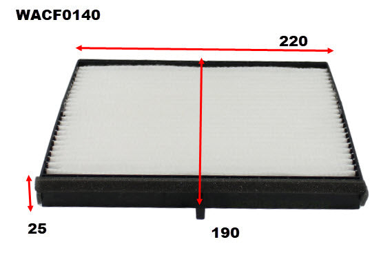 Cabin Filter RCA199P Fits Holden WACF0140 - Wesfil