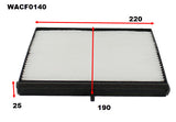 Cabin Filter RCA199P Fits Holden WACF0140 - Wesfil