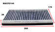 Cabin Filter Fits Volvo WACF0144 - Wesfil