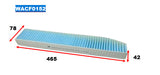 Cabin Filter RCA272P Fits Jeep WACF0152 - Wesfil