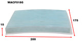 Cabin Filter RCA300P Fits Mitsubishi WACF0160 - Wesfil