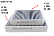 Cabin Filter RCA213C Fits Citroen/Peugeot WACF0165 - Wesfil