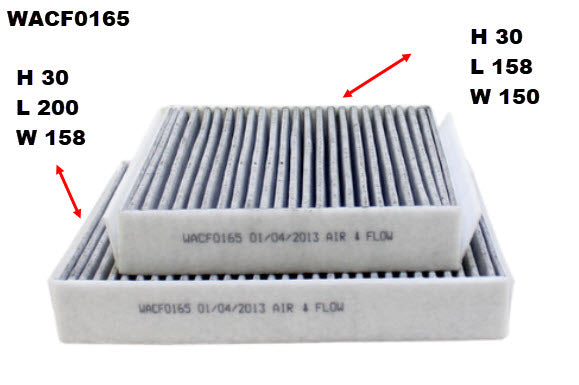 Cabin Filter RCA213C Fits Citroen/Peugeot WACF0165 - Wesfil