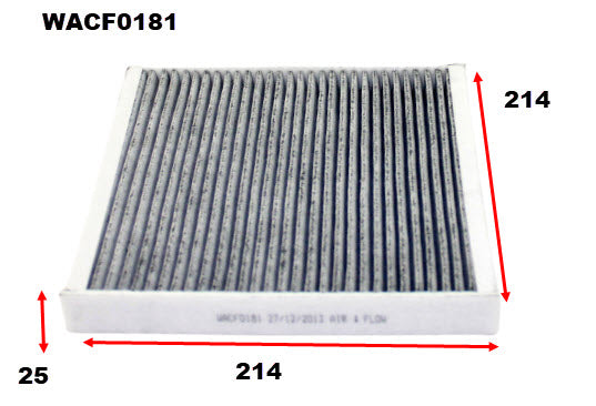 Cabin Filter Fits Smart Car WACF0181 - Wesfil