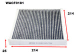 Cabin Filter Fits Smart Car WACF0181 - Wesfil
