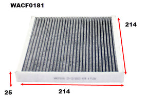 Cabin Filter Fits Smart Car WACF0181 - Wesfil