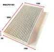 Cabin Filter RCA239C Fits Renault WACF0183 - Wesfil