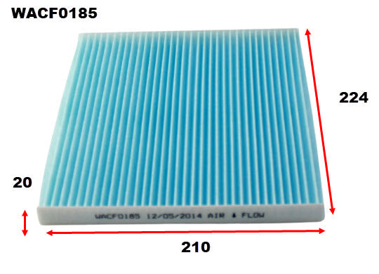 Cabin Filter RCA327P Fits Nissan WACF0185 - Wesfil