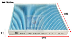 Cabin Filter RCA375P Fits Haval WACF0244 - Wesfil | Universal Auto Spares