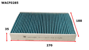 Cabin Filter Fits Peugeot WACF0285 - Wesfil | Universal Auto Spares