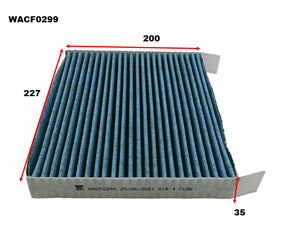 Cabin Filter Fits SsangYong WACF0299 - Wesfil