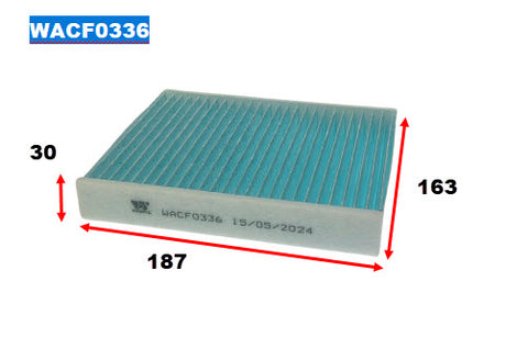 Cabin Filter Fits Mazda Fits Mazda WACF0336 - Wesfil | Universal Auto Spares