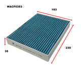 Cabin Filter KGM KGM WACF0353 - Wesfil | Universal Auto Spares