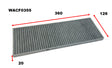 Cabin Filter RCA184C Iveco WACF0355 - Wesfil | Universal Auto Spares