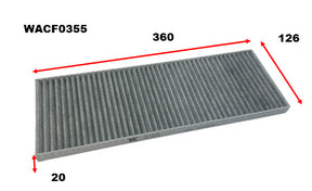 Cabin Filter RCA184C Iveco WACF0355 - Wesfil | Universal Auto Spares