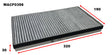 Cabin Filter RCA407P Kenworth WACF0356 - Wesfil | Universal Auto Spares