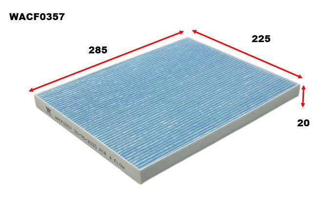 Cabin Filter Fits Jeep WACF0357 - Wesfil | Universal Auto Spares