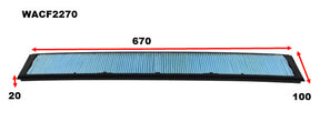 Cabin Filter RCA110C Fits BMW WACF2270 - Wesfil