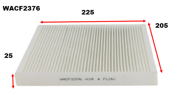 Cabin Filter Fits Holden WACF2376 - Wesfil