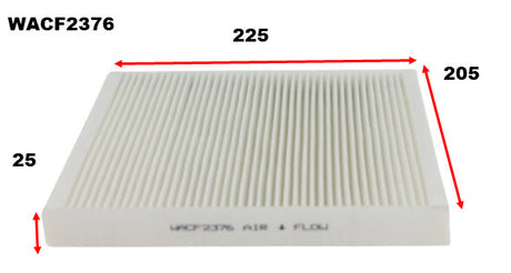 Cabin Filter Fits Holden WACF2376 - Wesfil