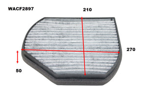 Cabin Filter RCA105P Fits Mercedes WACF2897 - Wesfil