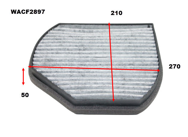 Cabin Filter RCA105P Fits Mercedes WACF2897 - Wesfil