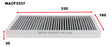 Cabin Filter RCA131C Fits Holden WACF3337 - Wesfil