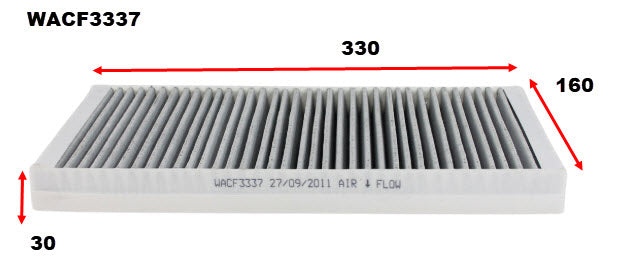Cabin Filter RCA131C Fits Holden WACF3337 - Wesfil