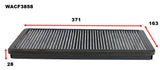 Cabin Filter RCA155C Fits Mercedes WACF3858 - Wesfil