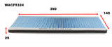 Cabin Filter RCA122P Fits Audi/VW WACF5324 - Wesfil