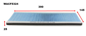 Cabin Filter RCA122P Fits Audi/VW WACF5324 - Wesfil