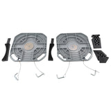 2 Pcs Car Front End Wheel Alignment Turntable Turn Plates With Transition Block Tool WATP-002-2PCS - Machter