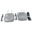 2 Pcs Car Front End Wheel Alignment Turntable Turn Plates With Transition Block Tool WATP-002-2PCS - Machter