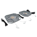 2 Pcs Car Front End Wheel Alignment Turntable Turn Plates With Transition Block Tool WATP-002-2PCS - Machter