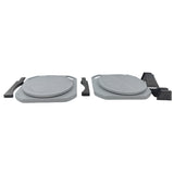2 Pcs Car Front End Wheel Alignment Turntable Turn Plates With Transition Block Tool WATP-002-2PCS - Machter