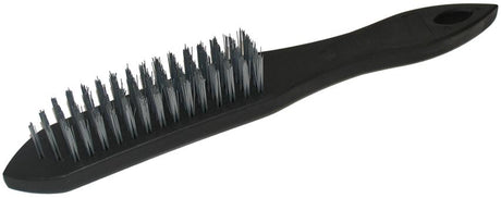 Wire Brush 5 Row Plastic Handle - Tool King