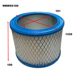 Air Filter Borg Warner Element 135X102 Borg Warner Element 135X102 WBW5X100 - Wesfil | Universal Auto Spares