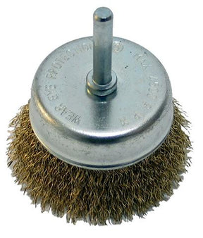 Wire Cup 3" X 1/4" Shank Gold Finish - Tool King