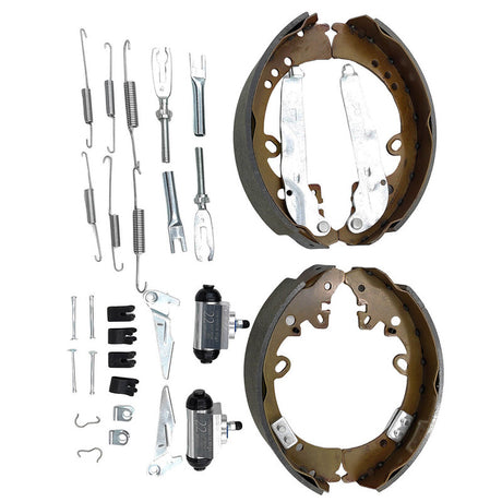 Rear Brake Shoes + Wheel Cylinders Adjuster Kit Fit For Toyota Hilux GUN126R KUN26 2015-2019 WCBS-TA001 - Machter