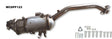 Diesel Particulate Filter (DPF) RPF350 Fits Mitsubishi WCDPF123 - Wesfil