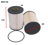Diesel Fuel Filter R2659P Fits Audi/Skoda/VW WCF130 - Wesfil