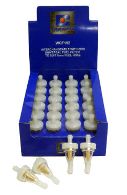 Plastic In-Line Fuel Filter Z676 Mini (6mm) WCF192 - Wesfil