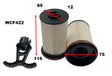 Diesel Fuel Filter Fits Ford Fits Ford WCF422 - Wesfil | Universal Auto Spares