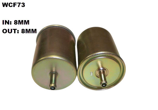 EFI Fuel Filter Z168 with 10mm Pipe WCF73 - Wesfil