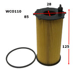 Oil Filter R2750P Fits Chrysler/Dodge WCO110 - Wesfil | Universal Auto Spares