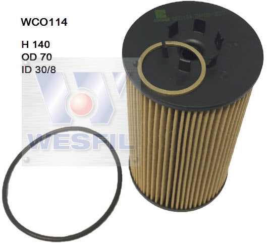 Oil Filter R2790P Fits Audi/Volkswagen WCO114 - Wesfil | Universal Auto Spares