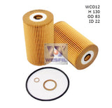 Oil Filter Fits Mercedes WCO12 - Wesfil | Universal Auto Spares