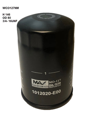 Oil Filter Fits Great Wall WCO127NM - Wesfil | Universal Auto Spares