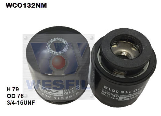 Oil Filter Z794A Fits Audi/Volkswagen WCO132NM - Wesfil | Universal Auto Spares