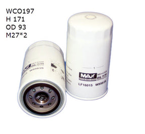 Oil Filter Z894 Fits Iveco Cummins/Iveco WCO197NM - Wesfil